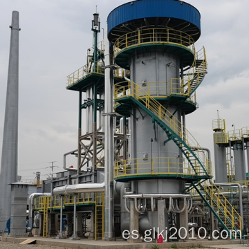 Instalaciones auxiliares para la producción de peróxido de hidrógeno